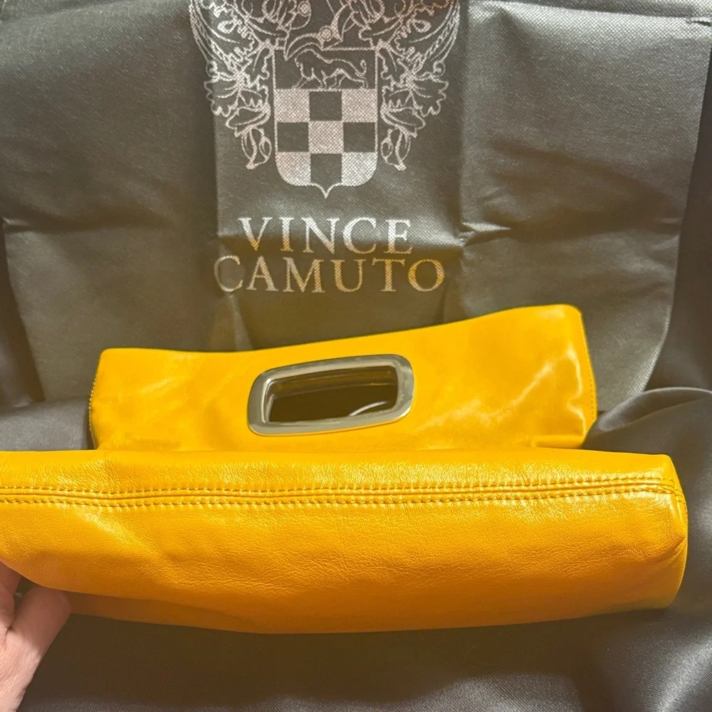 NWOT Vince Camuto Vibrant Yellow Shoulder Bag - Picture 8 of 8